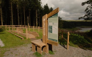 Wistlandpoundall-ability activity trail view over reservoir 