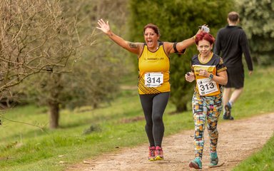 Forestry 100 Running Series Bedgebury finish