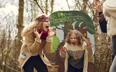 Children on Gruffalo Spotters trail