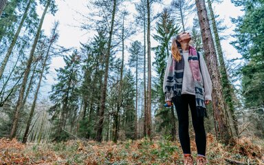 Women in forest