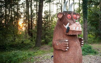 Giant Gruffalo Sculpture in the Forest 