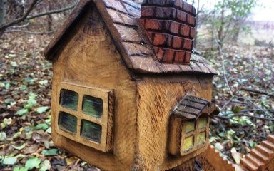 The Fairy Forest sculptures at Jeskyns Community Woodland 