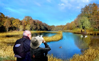 Upper Cannop from the south. There will be a mixture of open water, marsh and reedbeds to create a haven for wildlife to flourish