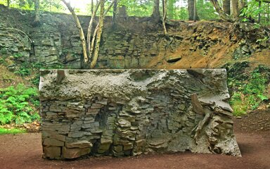 Rock sculpture at Beechenhurst