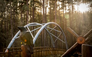 Grove trail bridge in Hamsterley Forest