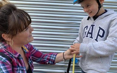 Measuring bike and scooters