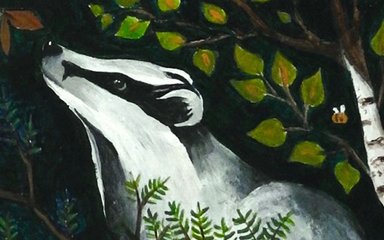 badger illustration