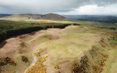 Hill fort from the air