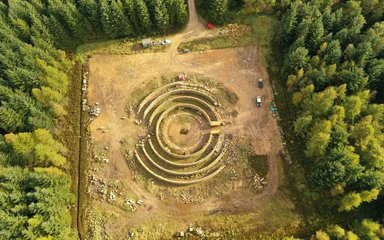 Dalby Forest Dry Stone Wall Maze