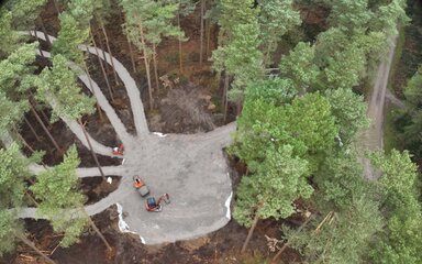 Pedal and play from above