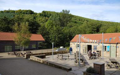 Dalby forest courtyard