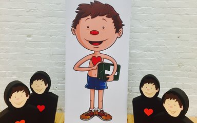 Flat Stan first aid banner 