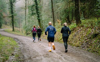 People running in Wyre Forest