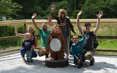 Gruffalo's child at Cardinham Woods