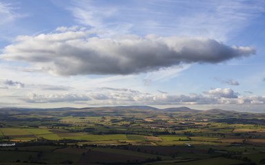 Forests of Rothbury,  view from top of Simonside