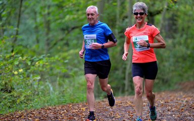 People running at Forest Runner event