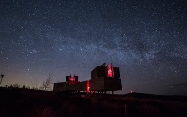 A starry sky at Kielder Forest