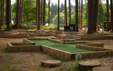 Adventure golf hole 8 at High Lodge