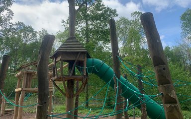 Play area at Fineshade Wood