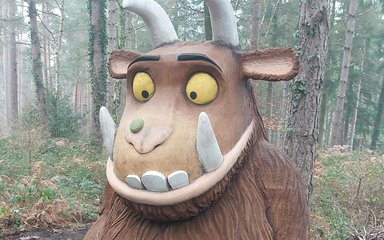 Gruffalo sculpture at Alice Holt Forest 2023