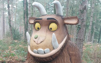 Gruffalo sculpture at Alice Holt Forest 2023