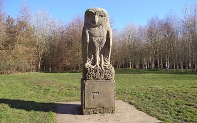 Owl sculpture at Sefton Meadows