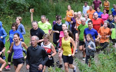 Off-road running event in the Forest