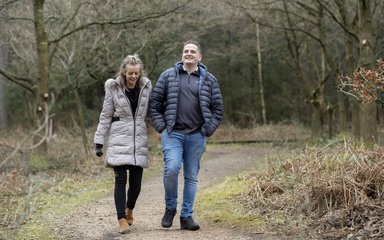 Couple Walking Sherwood Pines