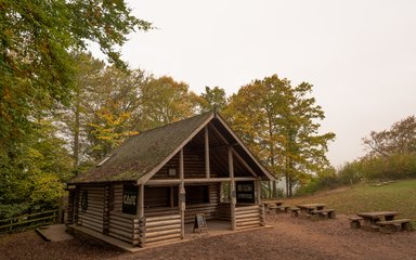 Symonds Yat Rock Café in Autumn