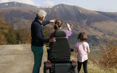 Whinlatter Forest Tramper Hire with a view 