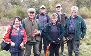 Volunteers at Savernake Forest
