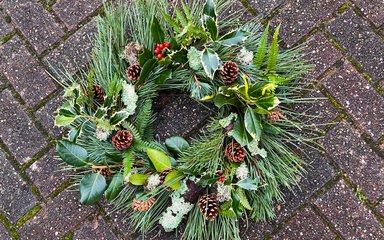 A Christmas Wreath Workshop at Moors Valley
