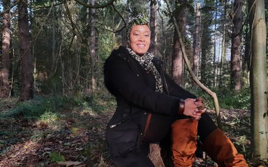 Zakiya Mckenzie in the forest