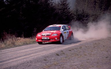 Rally car race