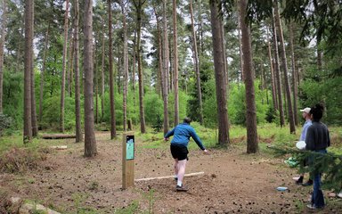 group play disc golf at high lodge