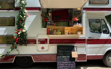 Food truck at Thieves Wood