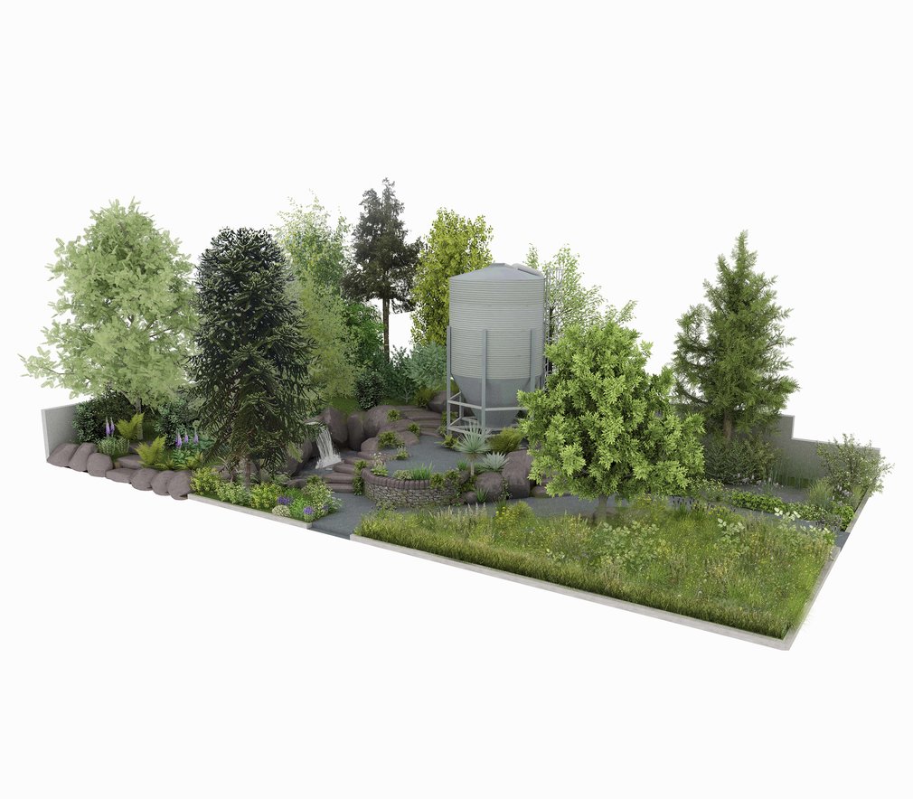 Digital visualisation of the Resilience Garden