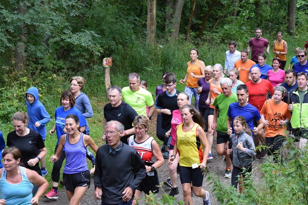 Off-road running event in the Forest