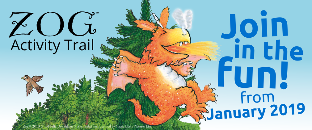 Join in the fun with Zog activity trails - coming January 2019