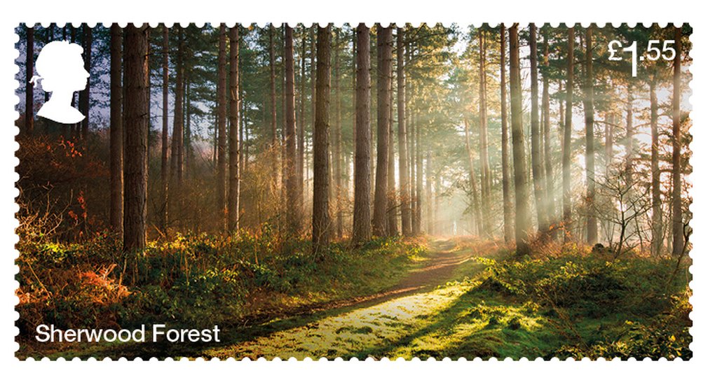 Sherwood Forest stamp