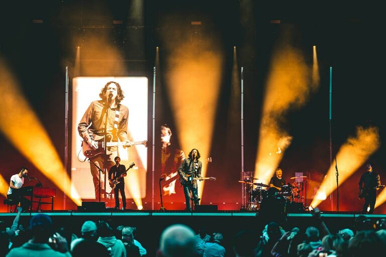 Snow Patrol performing at Forest Live