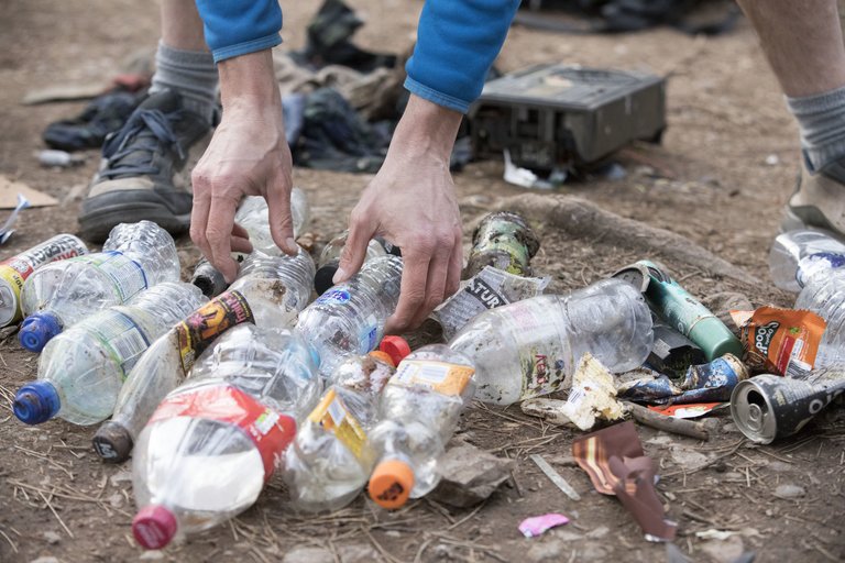 Plastic bottles