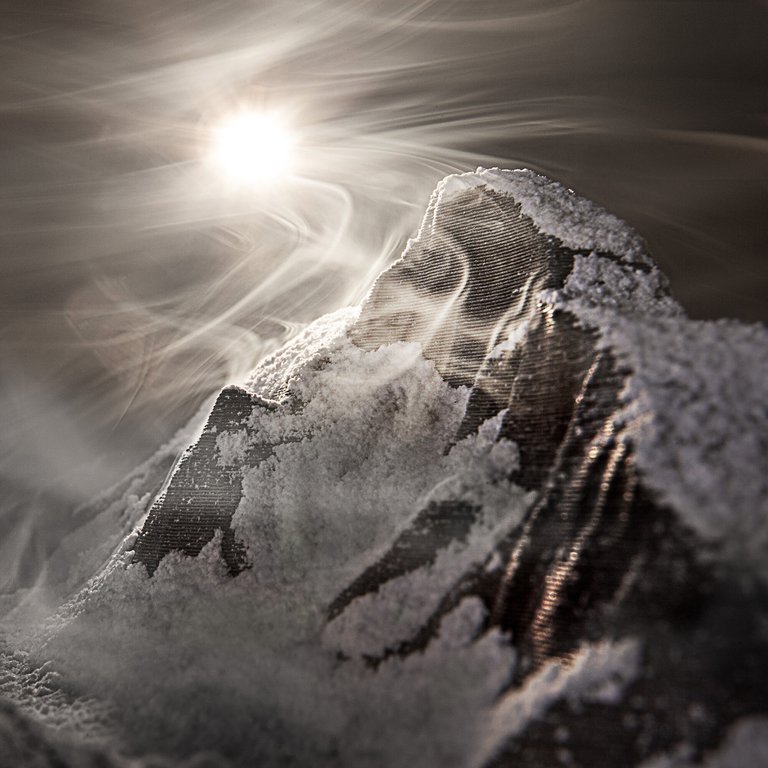 Half Dome in Winter No.3, 2021 by Edward Bateman