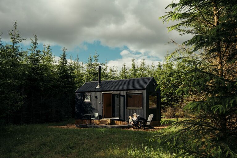 Unyoked off-grid cabin in Dalby Forest